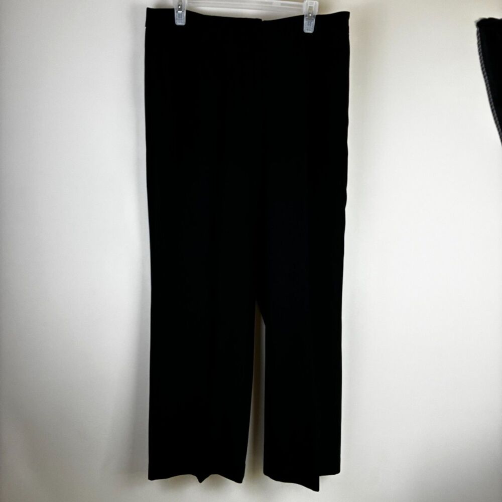 Coldwater Creek Black Dress Pants Slacks Very Soft Size 12 Classic Career Work - Picture 2 of 5